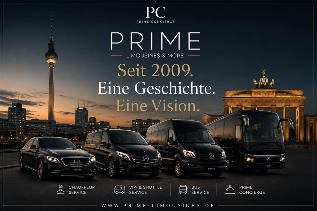 Prime Limousines & More: Geschichte seit 2009 limousinenservice VIP Bus